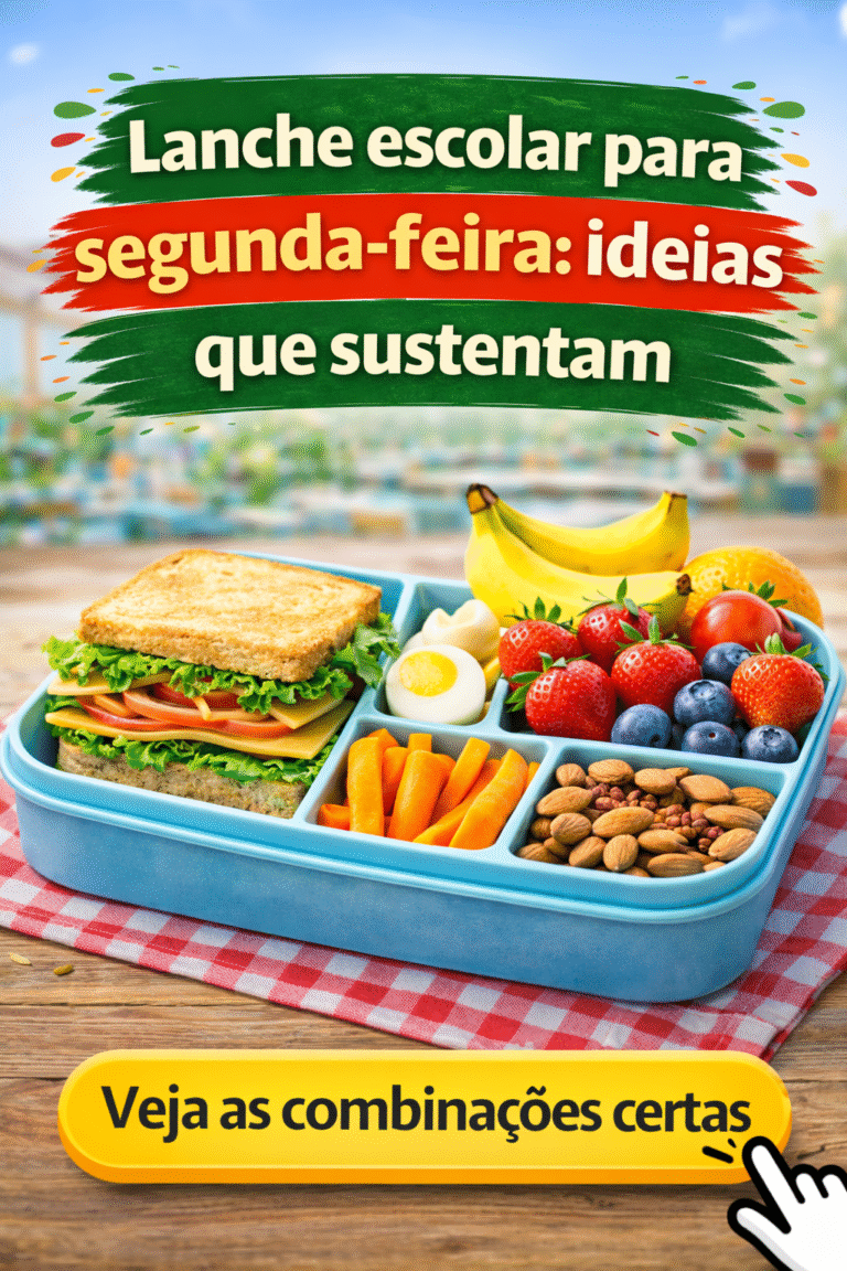 Lanche escolar para segunda-feira: ideias rápidas que sustentam - Àlife ...